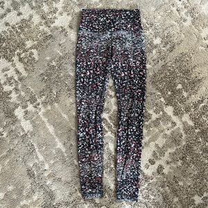 Lululemon align high rise sz 6 - 28” leggings “water drop” multi color